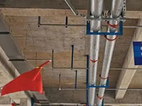 上城管廊支架的安装方法
